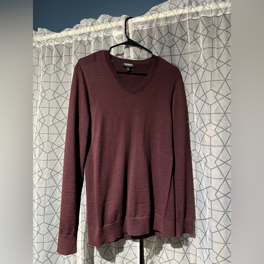 Express Crew Wool Sweater Medium - image 1